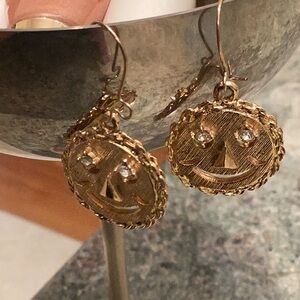 Jack-o-lantern earrings